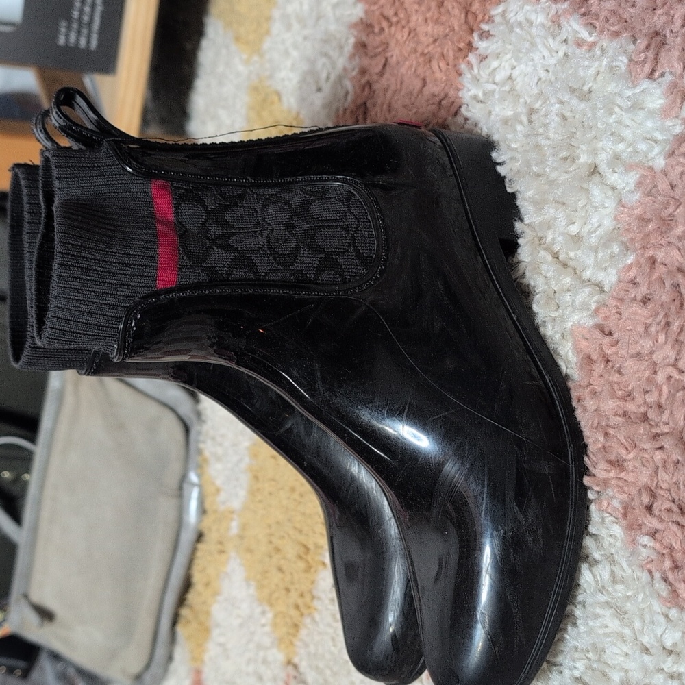 Coach Rain Boots Size 6